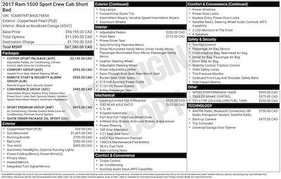 Used 2017 Ram 1500 Sport Crew Cab for sale #E26951 - photo 1