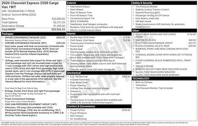 Used 2020 Chevrolet Express 2500 - photo 1