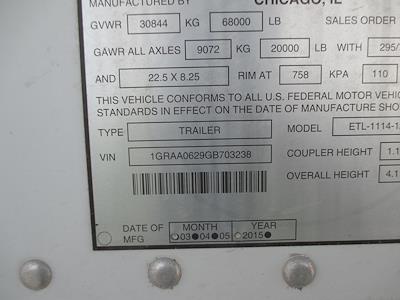 Used 2016 Great Dane 7211TZ1-53/160/102 53' Refrigerated Trailer #355168 for sale #355168 - photo 8