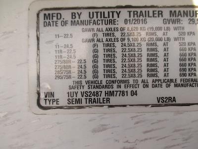 Used 2017 Utility Trailer VS2RA 48/162/102 Refrigerated Trailer 658095 for sale #658095 - photo 9