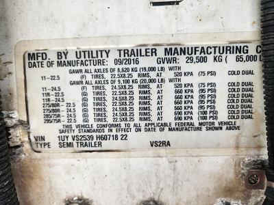 Used 2017 Utility Trailer VS2RA 53/162/102 Refrigerated Trailer 673150 for sale #673150 - photo 9