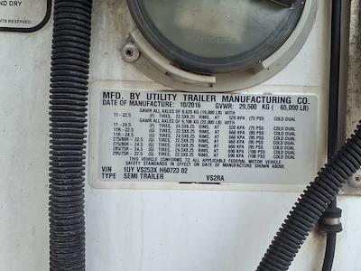 Used 2017 Utility Trailer VS2RA 53/162/102 Refrigerated Trailer 673174 for sale #673174 - photo 10