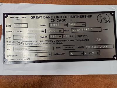 Used 2014 Great Dane GPSAR-248 48/102 Flatbed Trailer 509534 for sale #509534 - photo 11