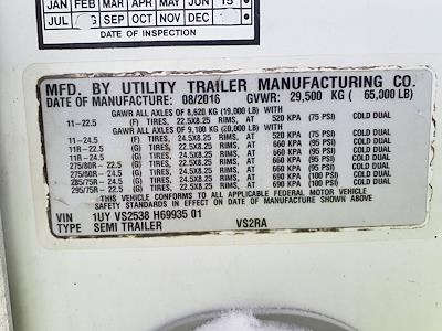Used 2017 Utility Trailer VS2RA 53/162/102 53' Refrigerated Trailer #669195 for sale #669195 - photo 10