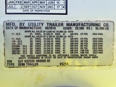 Used 2017 Utility Trailer VS2RA 53/162/102 53' Refrigerated Trailer #669196 for sale #669196 - photo 12