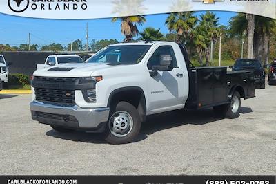 2023 Chevrolet Silverado 3500 Regular Cab 4WD, Bedrock Marble Series Flatbed Truck for sale #F4131546 - photo 1