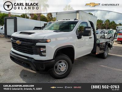 2024 Chevrolet Silverado 3500 Regular Cab RWD, CM Truck Beds Flatbed Truck for sale #F4140687 - photo 1