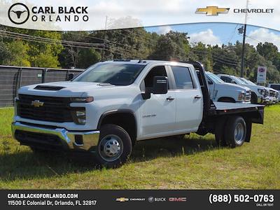 2024 Chevrolet Silverado 3500 Crew Cab 4WD, Bedrock Diamond Series Flatbed Truck for sale #F4141383 - photo 1