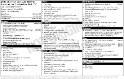2023 Chevrolet Silverado 2500 Crew Cab 4WD Pickup for sale #FN6724AA - photo 1