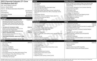 2023 Chevrolet Colorado Crew Cab 4WD Pickup for sale #FN6728AA - photo 2