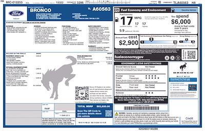 2026 Ford Bronco 4WD SUV for sale #FN7261 - photo 1