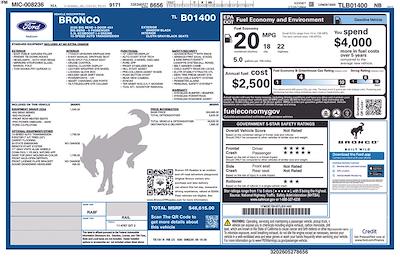 2026 Ford Bronco 4WD SUV for sale #FN7646 - photo 1