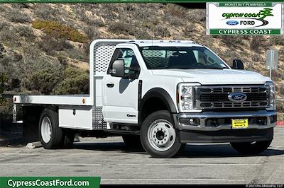 New 2025 Ford F-450 Regular Cab Steel Flatbed Truck for sale #FZ241 - photo 1