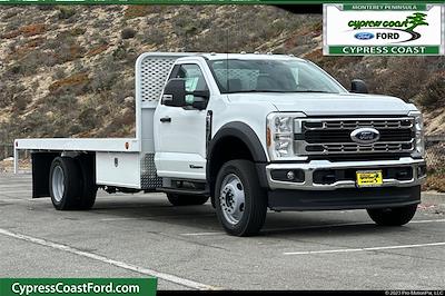 New 2025 Ford F-550 XL Regular Cab 4WD 16' Scelzi Steel Flatbed Truck for sale #FZ254 - photo 1