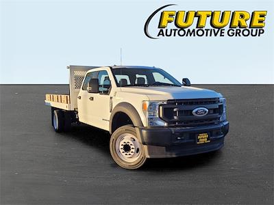 2021 Ford F-450 Crew Cab DRW 4x2, Flatbed Truck for sale #P98891 - photo 1