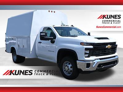 New 2025 Chevrolet Silverado 3500 Work Truck Regular Cab 4x4 11' Royal Enclosed Service Body for sale #02T2285 - photo 1