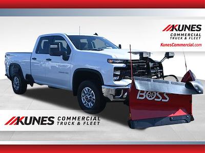 New 2025 Chevrolet Silverado 2500 Work Truck Double Cab 4WD Plow Truck BOSS V-Plow for sale #02T2434 - photo 1