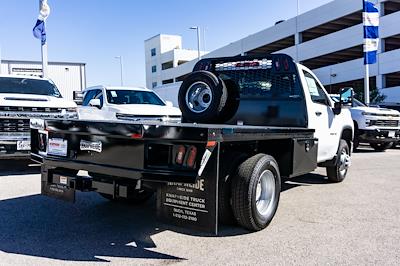 New 2024 Chevrolet Silverado 3500 Work Truck Regular Cab 4x4 9' 6" Knapheide Steel Flatbed Truck with Gooseneck Hitch for sale #445991 - photo 2