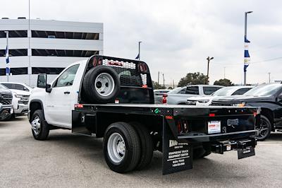 New 2024 Chevrolet Silverado 3500 Work Truck Regular Cab 4x4 9' 6" Knapheide Steel Flatbed Truck with Gooseneck Hitch for sale #446052 - photo 2