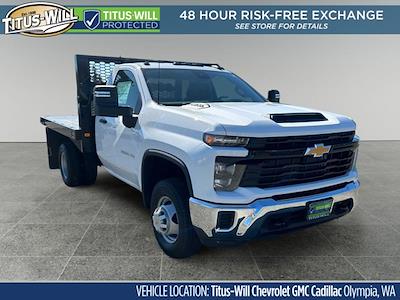 2024 Chevrolet Silverado 3500 Regular Cab 4WD, Knapheide Value-Master X Flatbed Truck for sale #41431 - photo 1