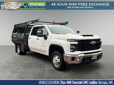 New 2024 Chevrolet Silverado 3500 Work Truck Crew Cab 4WD 9' 5" Blue Ridge Manufacturing Contractor Truck for sale #41599 - photo 1