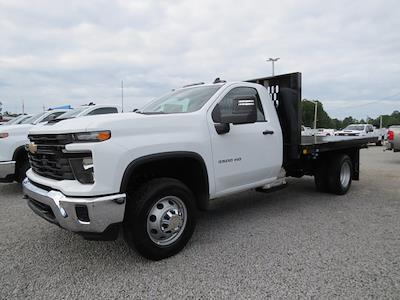New 2025 Chevrolet Silverado 3500 Work Truck Regular Cab 4WD 12' 4" Reading Steel Flatbed Truck for sale #29910 - photo 1
