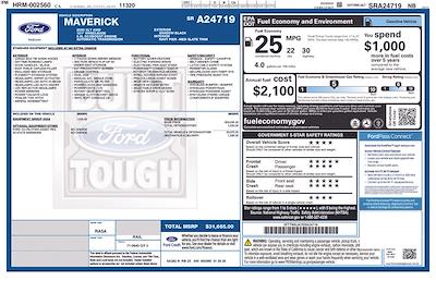 2025 Ford Maverick SuperCrew Cab AWD Pickup for sale #B251509 - photo 2