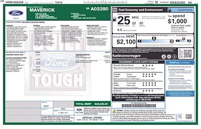 New 2025 Ford Maverick XLT SuperCrew Cab AWD Pickup for sale #B251658 - photo 2