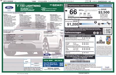 New 2025 Ford F-150 Lightning Platinum SuperCrew Cab AWD Pickup for sale #B253795 - photo 2