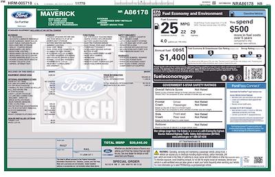 2022 Ford Maverick SuperCrew Cab AWD Pickup for sale #B253964A - photo 2