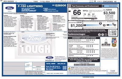 New 2025 Ford F-150 Lightning Platinum SuperCrew Cab AWD Pickup for sale #B254404 - photo 2