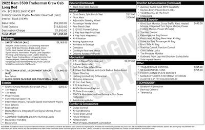 Used 2022 Ram 3500 Tradesman Crew Cab for sale #B260444A - photo 2