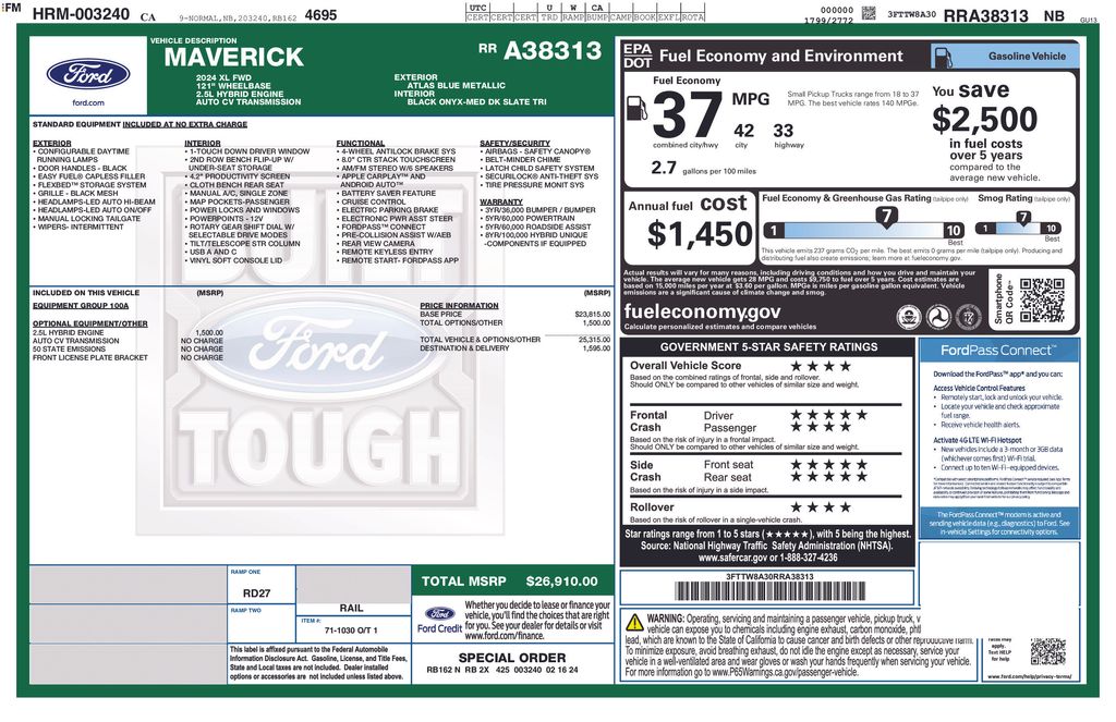Used 2024 Ford Maverick - photo 6
