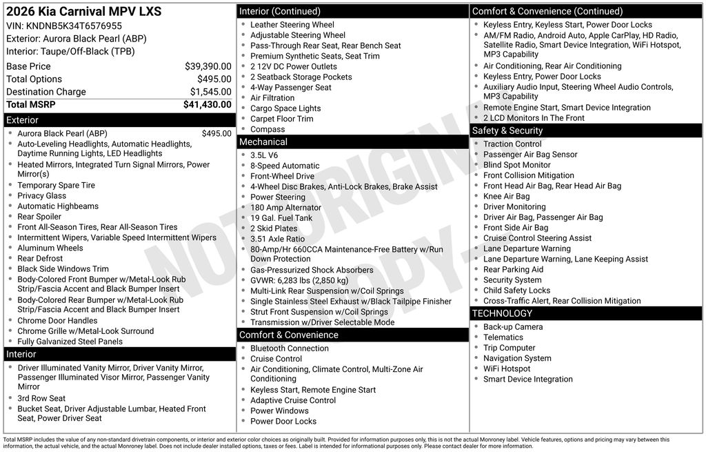 Used 2026 Kia Carnival - photo 6