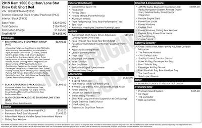 Used 2019 Ram 1500 Lone Star Crew Cab for sale #MB255284A - photo 2