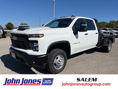 2024 Chevrolet Silverado 3500 Crew Cab 4x4, CM Truck Beds SK Model Flatbed Truck for sale #S10052R - photo 1