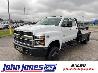 2024 Chevrolet Silverado 5500 Crew Cab DRW 4x4, CM Truck Beds SK Model Flatbed Truck for sale #S10100R - photo 1