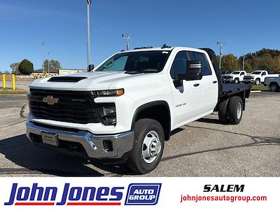 New 2026 Chevrolet Silverado 3500 Work Truck Crew Cab 4x4 9' 6" Knapheide Steel Flatbed Truck for sale #S10773T - photo 1