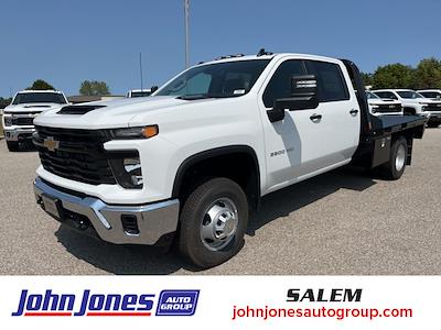 2024 Chevrolet Silverado 3500 Crew Cab 4x4, CM Truck Beds RD Model Flatbed Truck for sale #S3983R - photo 1