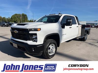 New 2024 Chevrolet Silverado 3500 Work Truck Crew Cab 4x4 9' CM Truck Beds Flatbed Truck for sale #C3466R - photo 1