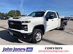 2024 Chevrolet Silverado 3500 Crew Cab 4x4, CM Truck Beds SK Deluxe Flatbed Truck for sale #C3466R - photo 1