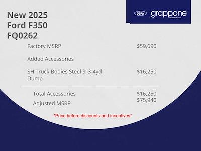 2025 Ford F-350 Regular Cab DRW 4x4 SH Truck Bodies Dump Truck for sale #FQ0262 - photo 1