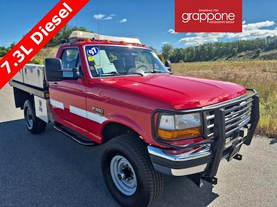 1997 Ford F-350 Regular Cab 4x4 Flatbed Truck for sale #FQ0314A - photo 1