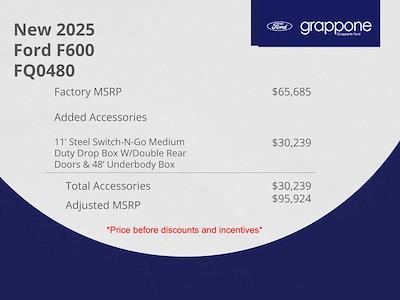 New 2025 Ford F-600 Regular Cab 4x4 Switch-N-Go Hooklift Body for sale #FQ0480 - photo 1