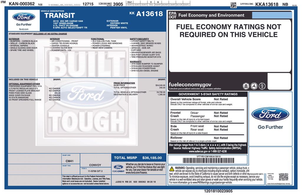 Used 2019 Ford Transit 250 - photo 5