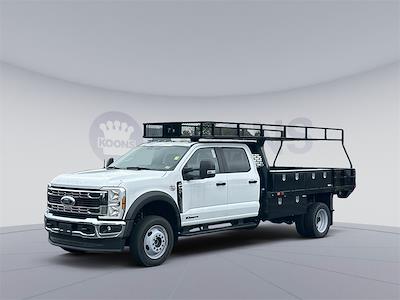 New 2024 Ford F-550 XL Crew Cab 4WD 12' PJ's Steel Flatbed Truck for sale #241883 - photo 1
