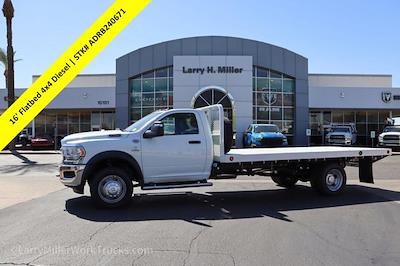 2024 Ram 5500 Regular Cab DRW 4WD, Scelzi SFB Flatbed Truck for sale #ADRB240671 - photo 1