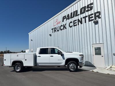 New 2025 Chevrolet Silverado 3500 Crew Cab 4WD Monroe Truck Equipment 108" Steel ServicePro 9' Service Truck for sale #SF353503 - photo 1