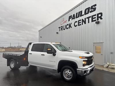 New 2025 Chevrolet Silverado 3500 Crew Cab Steel Flatbed Truck for sale #SF353589 - photo 1
