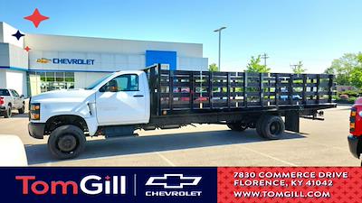 2024 Chevrolet Silverado 5500 Regular Cab DRW 4x4, Blue Ridge Manufacturing Workhorse Stake Bed for sale #34348N - photo 1